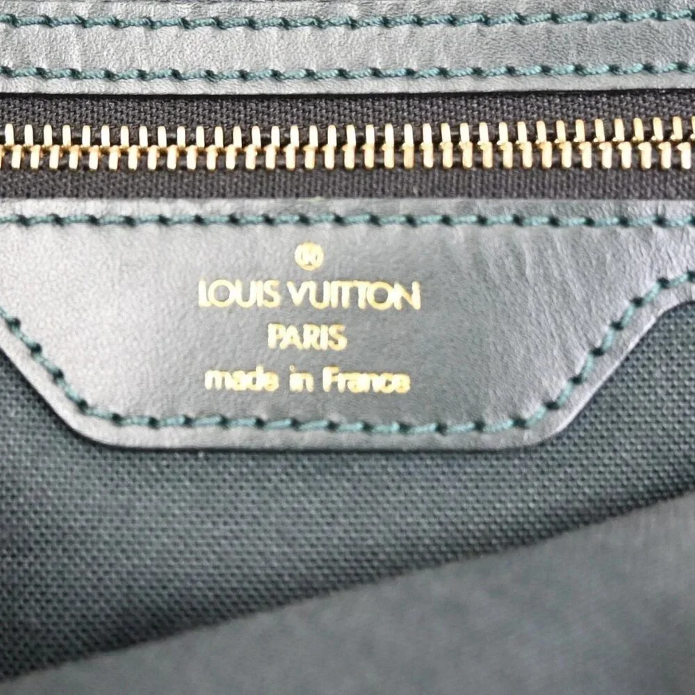 LOUIS VUITTON Delsou Shoulder Bag Taiga Leather Epicea Green GHW M30164 37ZA127 - Picture 13 of 16
